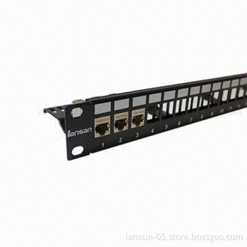 CAT 5e/CAT6/CAT6A patch panels